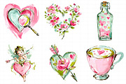 Valentine's Day Clipart, an Illustration by Daily.Designs (Thumbnail 4 of 5)