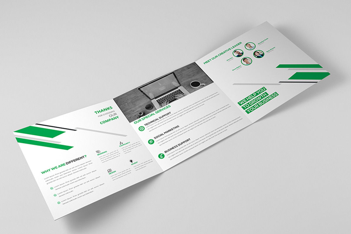 Square Trifold Brochure - 01, a Brochure Template by Shapnochura Design Studio (Photo 9 of 12)