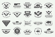 Vintage butchery emblems, a Branding & Logo Template by AkimD (Thumbnail 8 of 15)