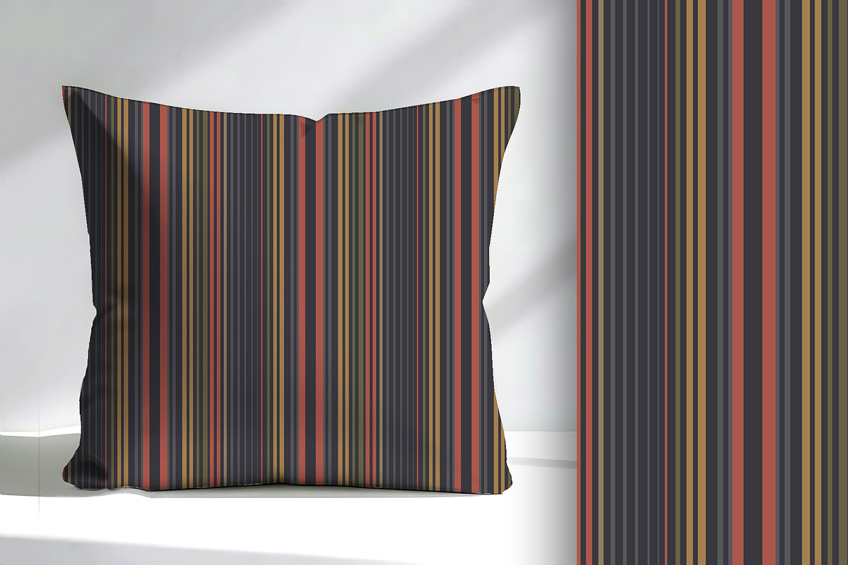 Earthy Fall Stripe Seamless Pattern, a Pattern Graphic by Sharon Schwalbe (Photo 2 of 4)
