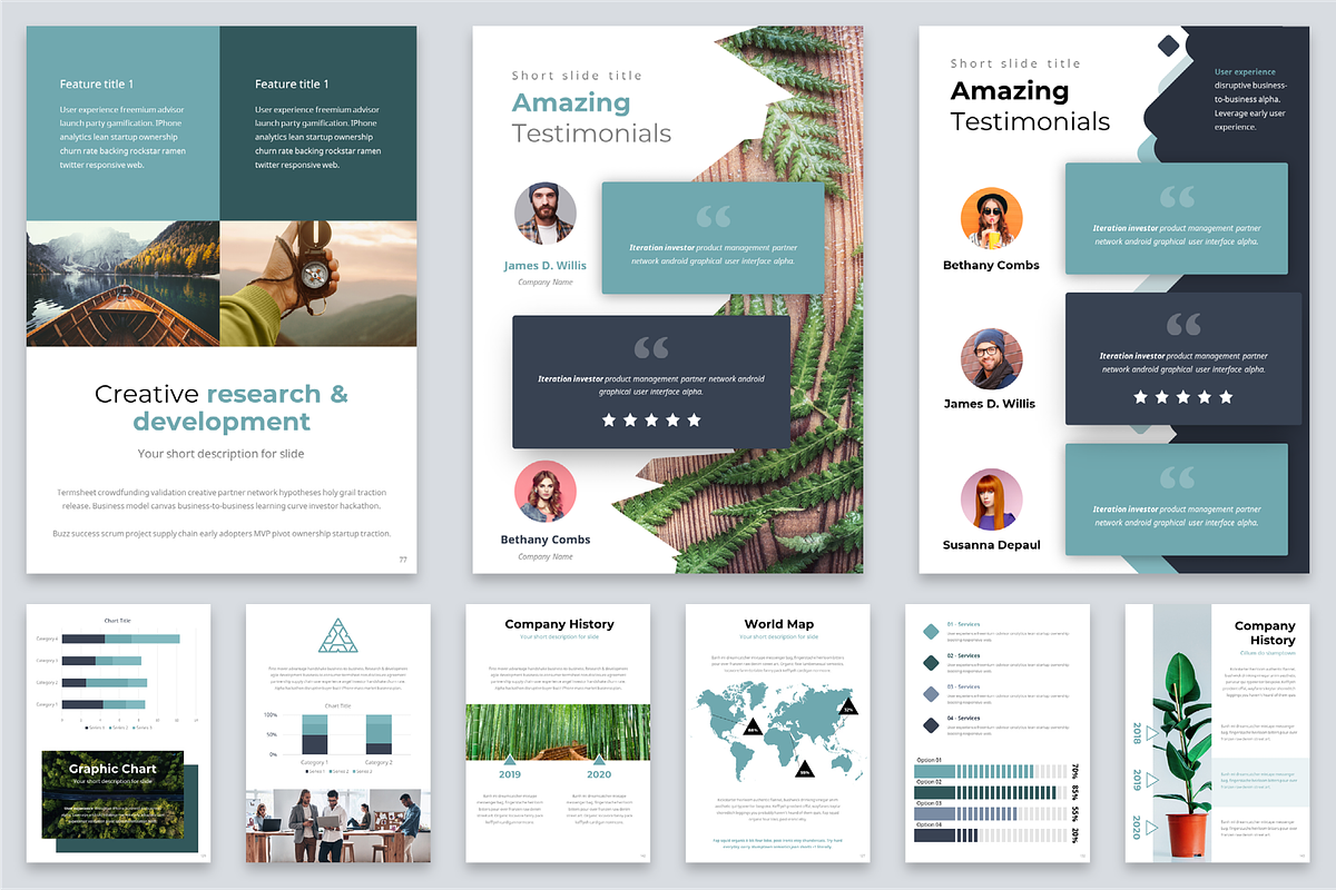 Portal Modern Template Bundle, a Presentation Template by Reshapely (Photo 31 of 36)