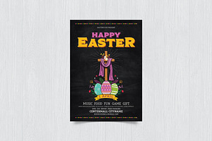 Happy Easter Party Flyer, a Flyer Template by DesignWorkz