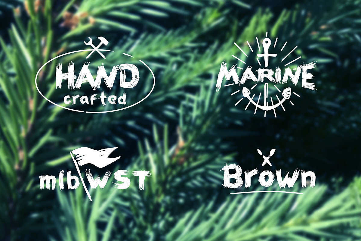 Shtrih font preview 4