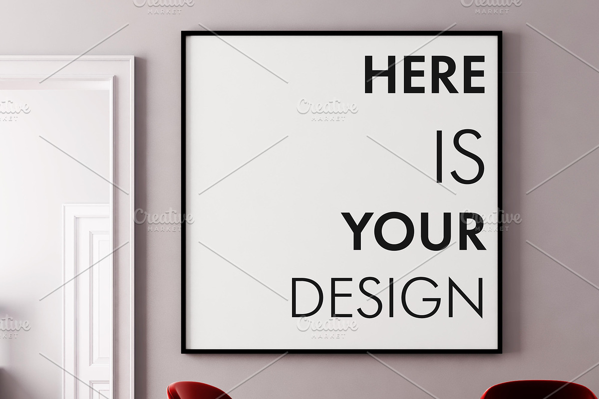 10 Art Deco posters mockup, a Print Template by FilL239 (Photo 7 of 10)
