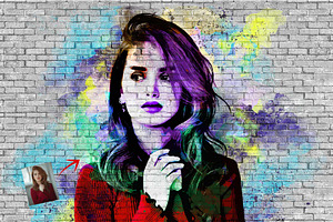 Graffiti Art Photo Effect Template