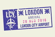 Passport Stamps & Travel Visa Signs, a Transportation Illustration by Kaushal Jangid (Thumbnail 11 of 14)