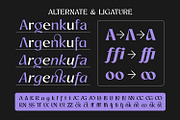 Artezy Font Family, a Sans Serif Font by Asenbayu (Thumbnail 11 of 15)