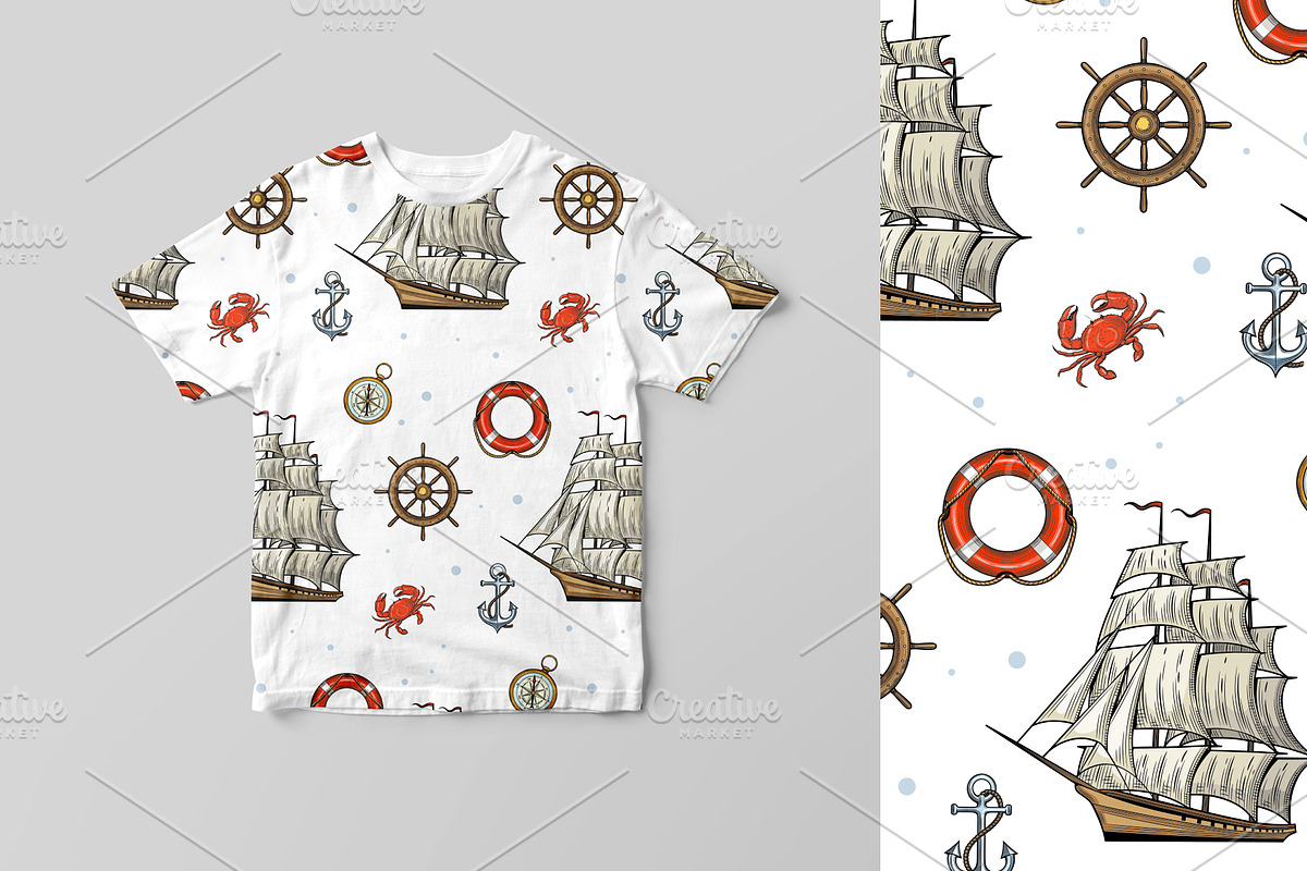 Set sea adventures., an Illustration by VitalinaGofman (Photo 4 of 6)