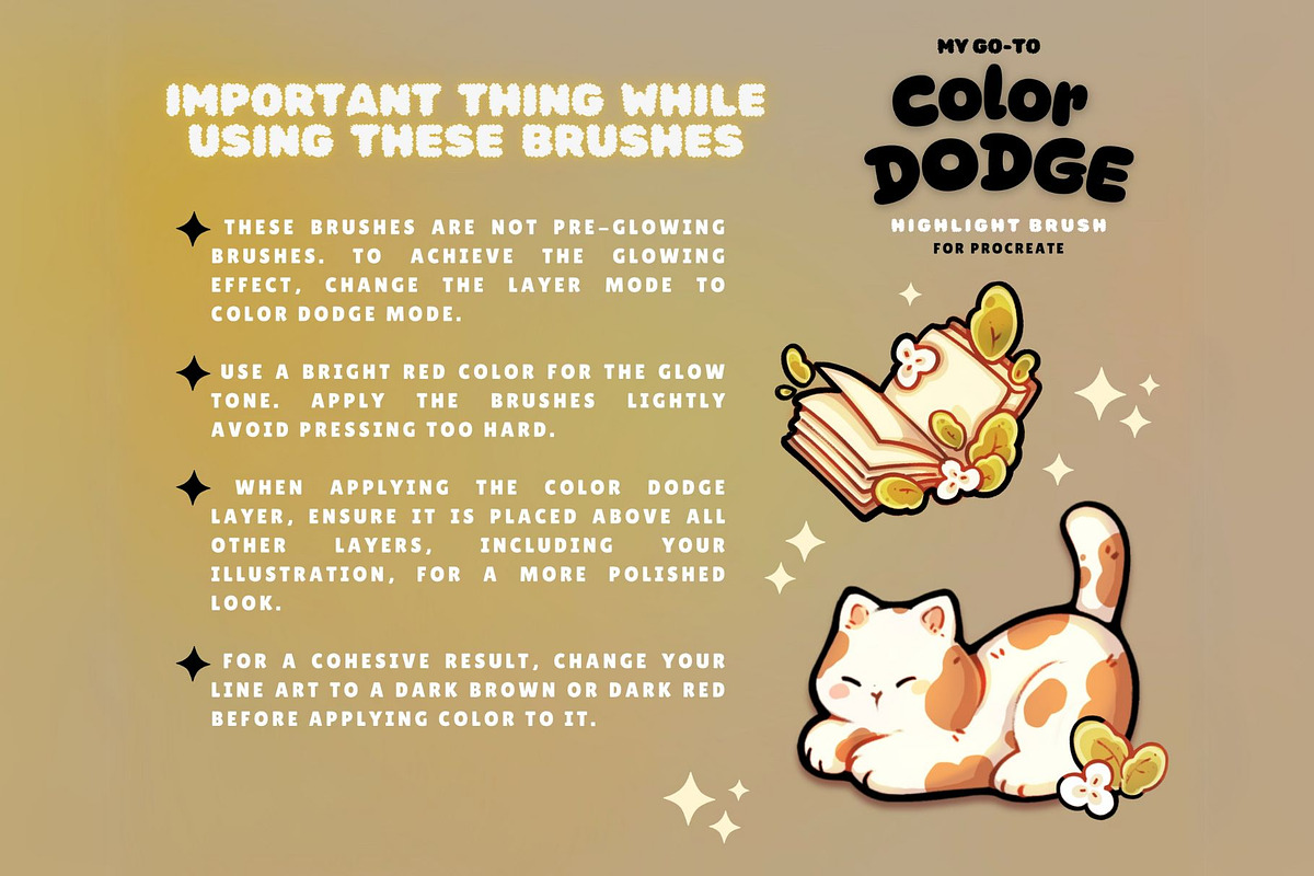 My Go-To Color Dodge Brushes, a Brush Add-On by TheDoodleSweets (Photo 6 of 6)