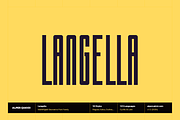 Langella Tall Font Family (16 Fonts), a Sans Serif Font by alpercakici (Thumbnail 1 of 16)