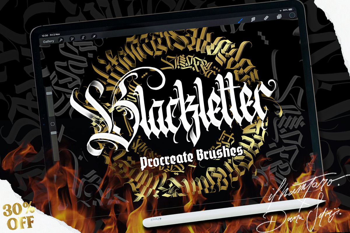 BRUSHES BUNDLE (SALE), a Brush Add-On by danusetyaji (Photo 9 of 9)