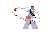 People with blank ad banners set, an Illustration by PaperTrident (Thumbnail 7 of 17)