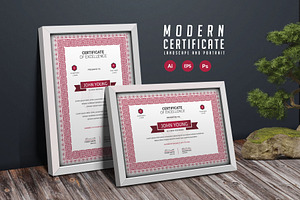 108. Modern Certificate Template