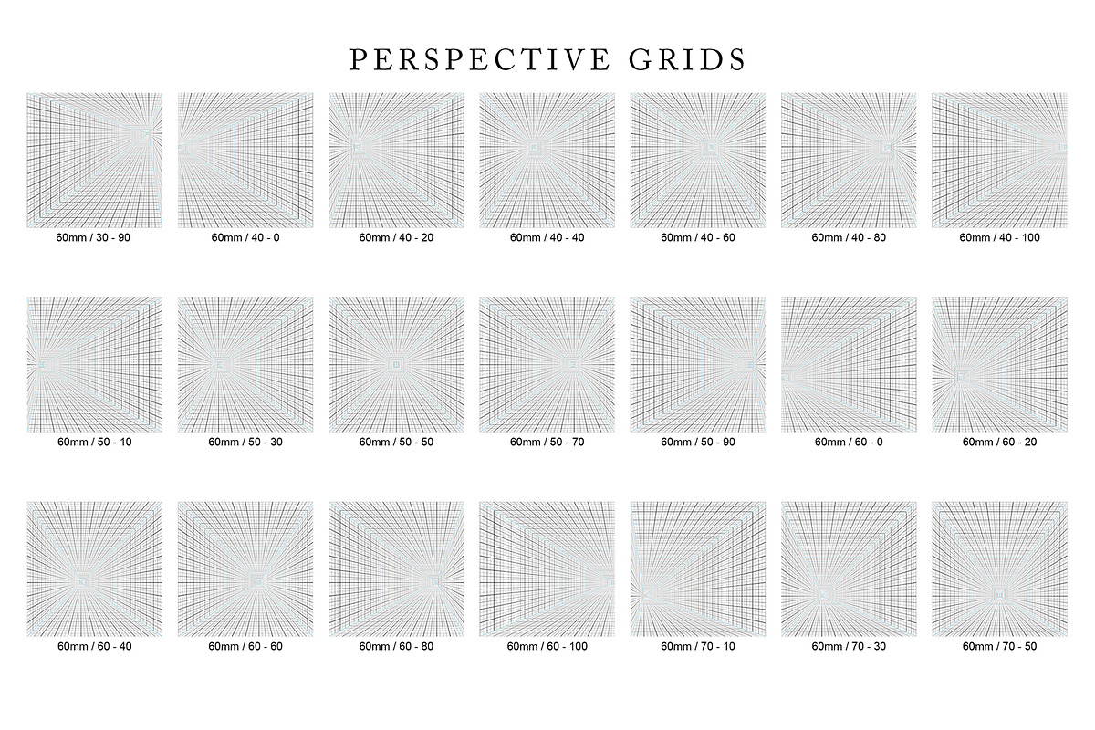 Perspective Grids Vol 2, a Background Graphic by Honnum Graphic Art (Photo 7 of 9)
