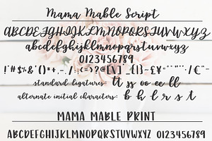 Mama Mable Handlettered Fonts