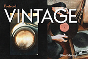 Vintage Postcard Effect Mockup, a Layer Style Add-On by studiogstock (Thumbnail 1 of 4)