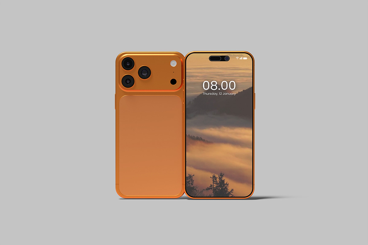 iPhone 17 Pro Max Mockup - 10 Scenes, an iPhone Mockup by Graphiculon (Photo 9 of 11)