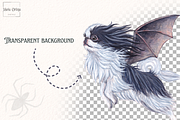 Halloween Japanese Chins Clipart, an Illustration by MariaOrtegaDigitals (Thumbnail 2 of 6)