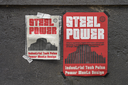 Dexvor Bold Industrial Display Font, a Font by PutraCetol Studio (Thumbnail 4 of 5)