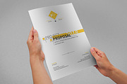 Project Proposal Template, a Brochure Template by DesignGhar (Thumbnail 1 of 13)