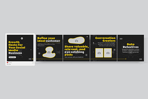 Set Of Carousel Post Template, a Social Media Template by Kazi Hossain
