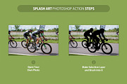 Splash Art Photoshop Action, an Action Add-On by AndriyFM (Thumbnail 2 of 12)