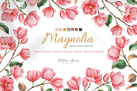 Magnolia. Gentle Floral Collection