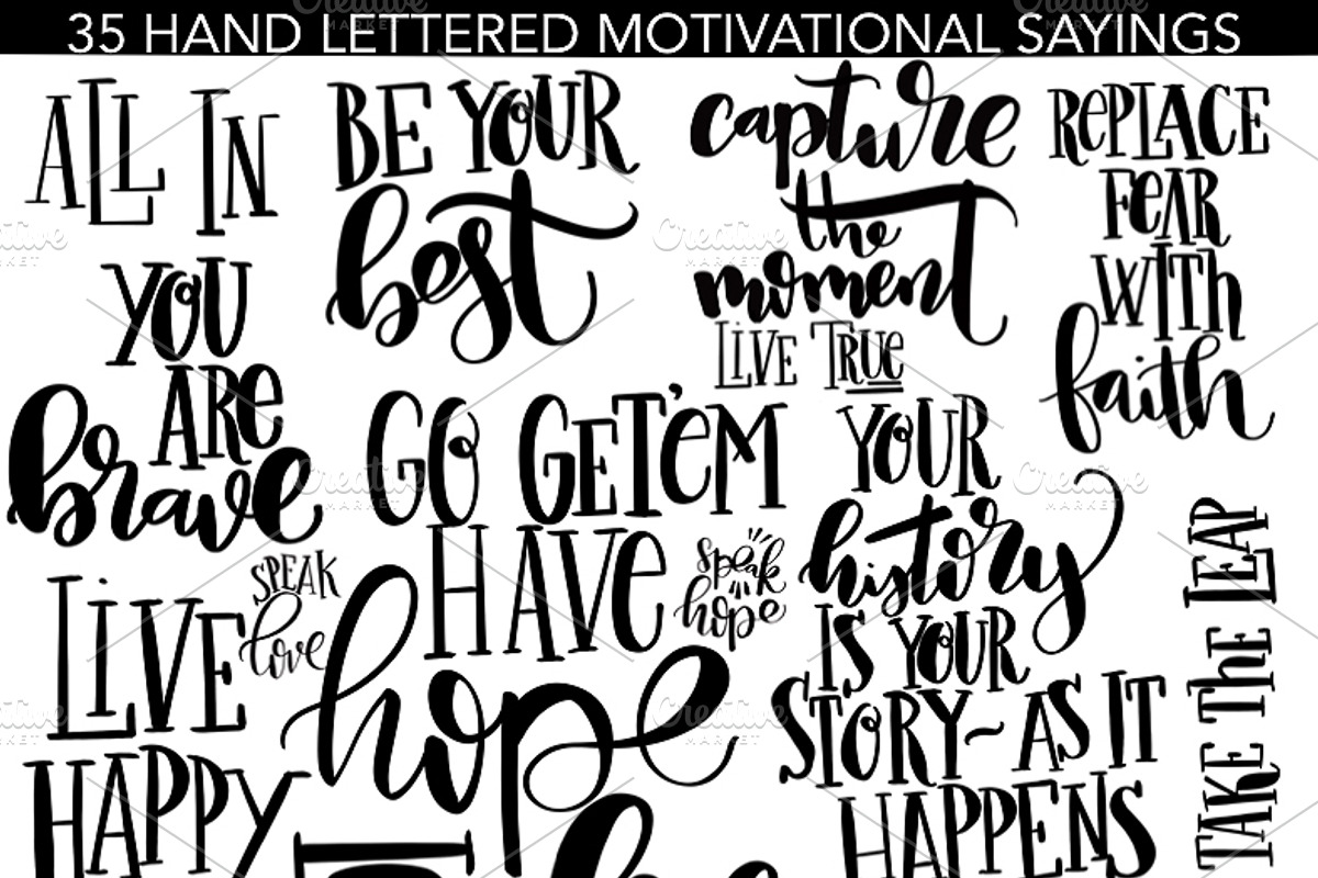 Motivational Word Art, an Object Graphic by Rhonna Designs