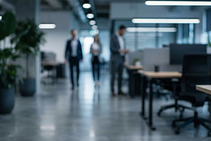 Modern office space with people, a Business Photo by nandinigraphics