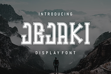 Jejaki font