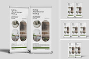 Realistic Roll Up Banner Mockup PSD, an Advertising Mockup by MA-KING_ART (Thumbnail 1 of 5)