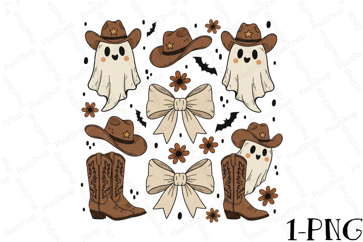 Western Coquette Halloween PNG, an Illustration by DreamPrint404 (Photo 1 of 8)