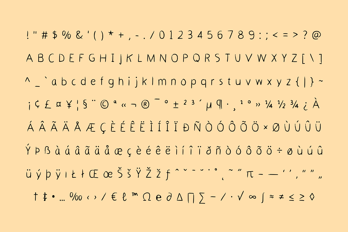 Pixo – A Playful Handwritten Font, a Handwritten Font by BiancaXavier (Photo 6 of 7)