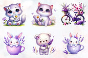 Cute purple spring sublimation, an Illustration by RobertsArt (Thumbnail 2 of 7)