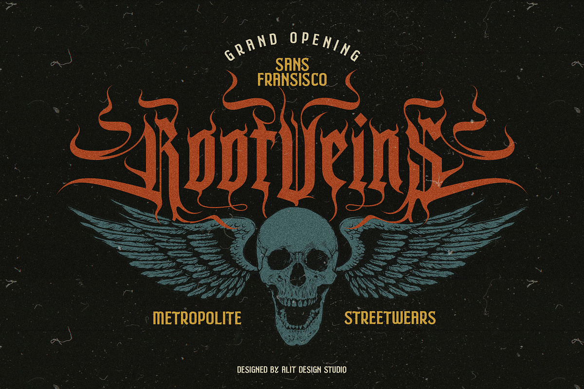 Burn Till Black Typeface, a Blackletter Font by alit design (Photo 5 of 20)