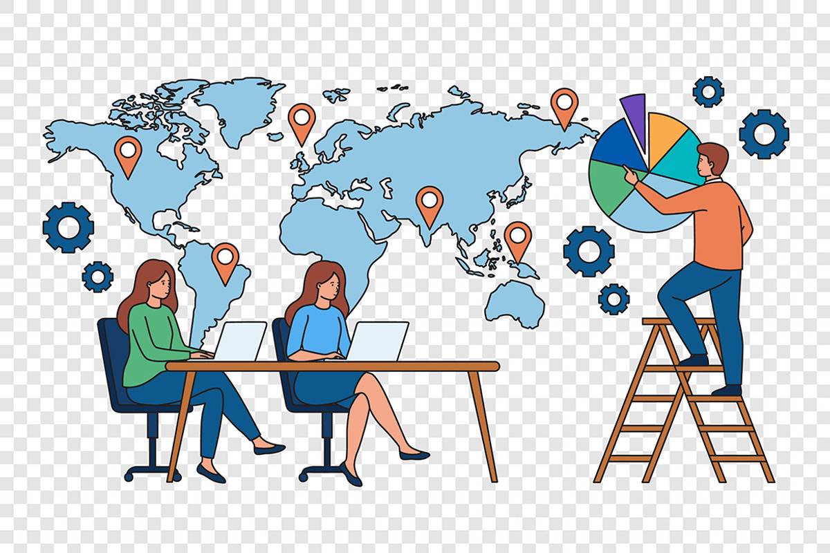 International Business Analytics, an Object Illustration by Partikusi Design (Photo 3 of 3)