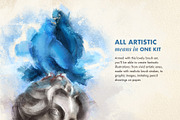 Artista Procreate Brushes, a Brush Add-On by pixelbuddha.net (Thumbnail 2 of 10)