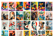 Eclectic Wall Art. Posters., a Background Graphic by Designwork (Thumbnail 7 of 9)