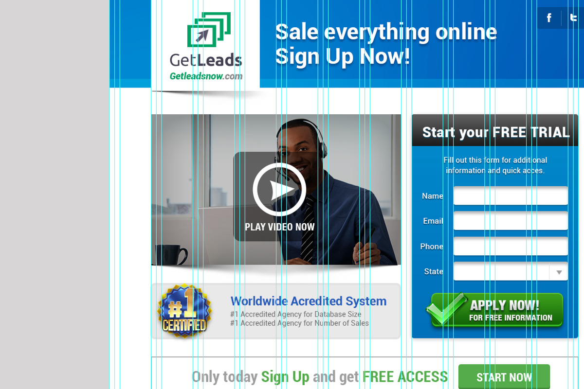 Professional Landing Page, a Landing Page Template by Asaelv Shop! (Photo 2 of 3)