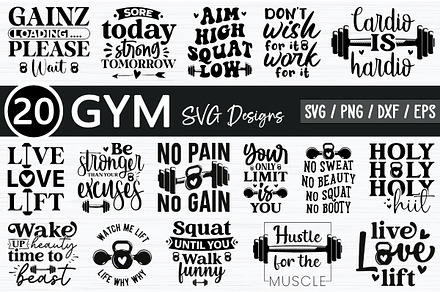 GYM SVG Bundle