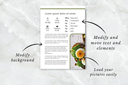 Minimal Recipe Ebook Template, a Magazine Template by PittaFinePrint (Thumbnail 7 of 7)
