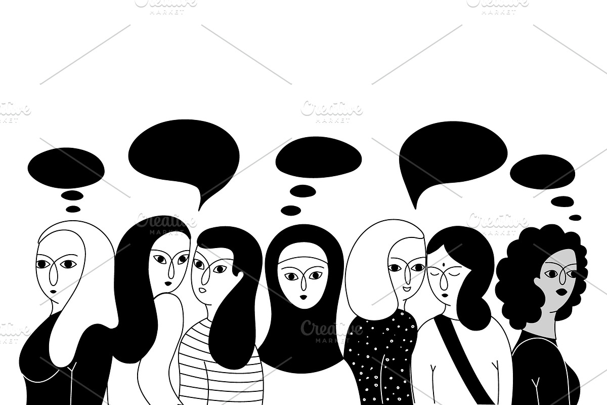 Social diversity/objects collection, an Illustration by Alona Savchuk (Photo 10 of 13)