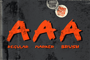 Wasted Youth: 90s Grunge Brush Font, a Handwritten Font by Wingsart Studio (Thumbnail 9 of 20)