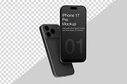 iPhone 17 Pro Max Screen Mockup, an iPhone Mockup by Eka Restu D. Putra (Thumbnail 2 of 14)
