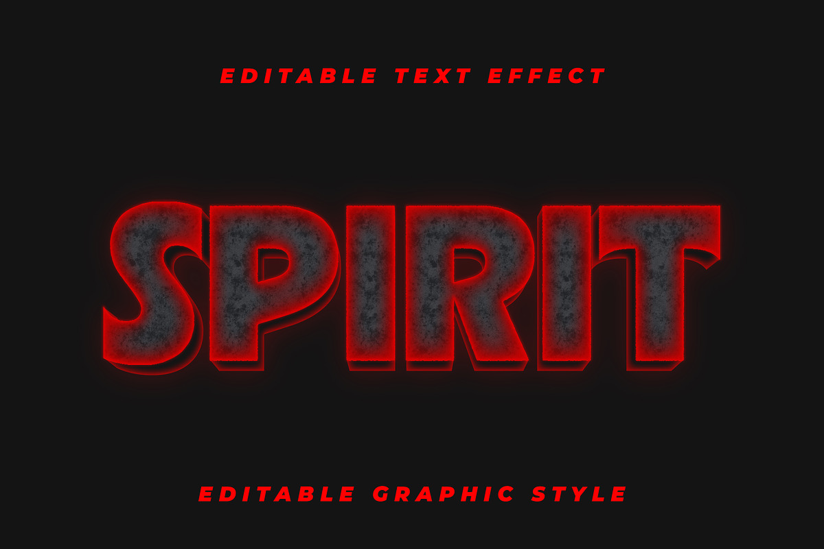 Metal Burning Glow Text Effect