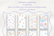 Whimsical threads watercolor clipart, a Decorative Illustration by susie-p-art (Thumbnail 10 of 14)