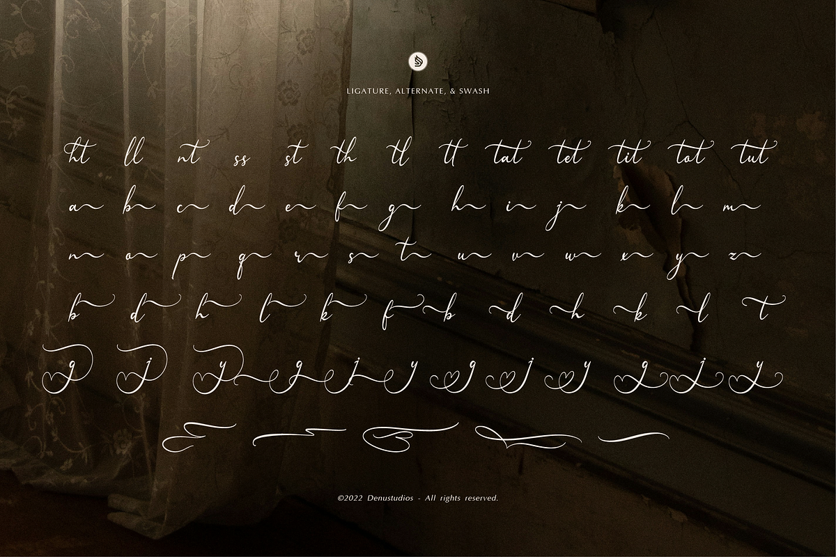 Gladyamor | Modern Calligraphy, a Script Font by Denustudios (Photo 12 of 12)