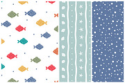 Nautical Fish Playful Collection, a Pattern Graphic by Naty Art (Thumbnail 9 of 12)