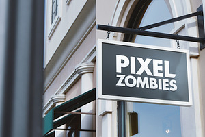 Store / Shop Sign Logo Mockup
