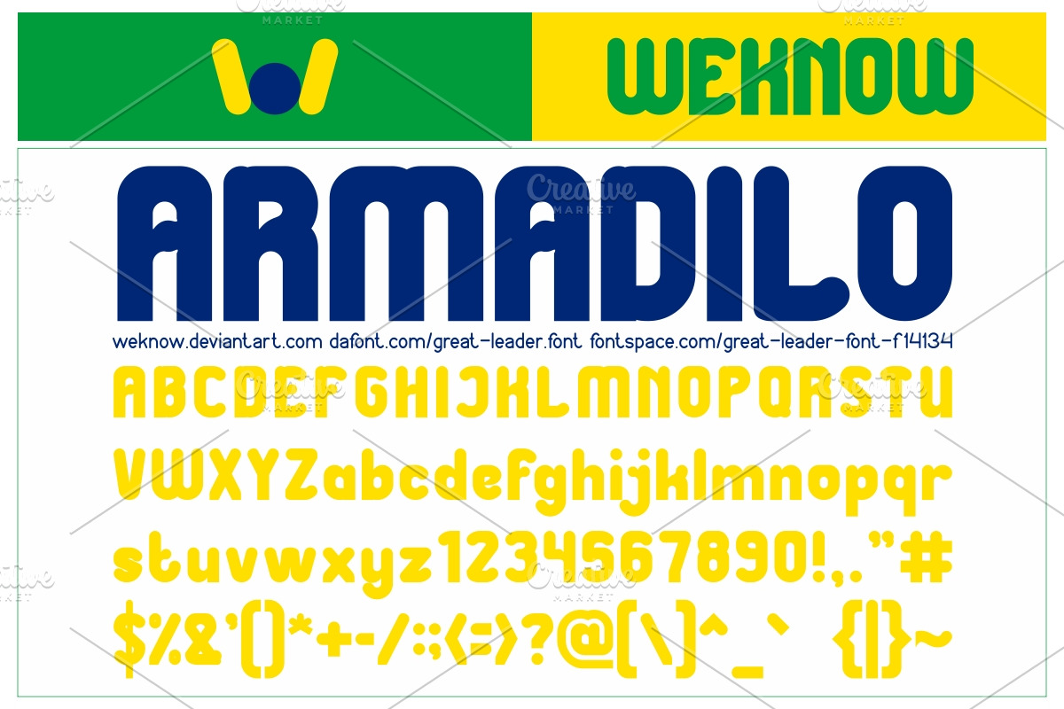 great leader font preview 4